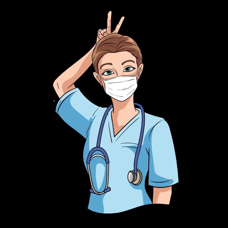 Infirmière drôle avec humour
