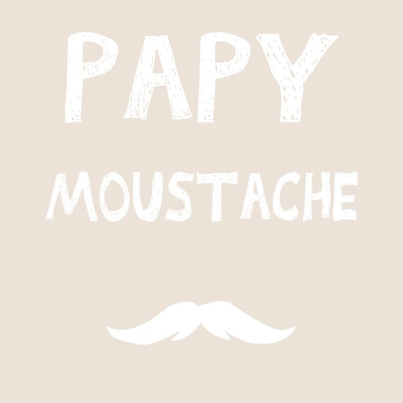 PAPY Moustache blanc