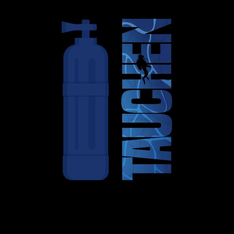 Le mot plongée avec bouteille de plongée