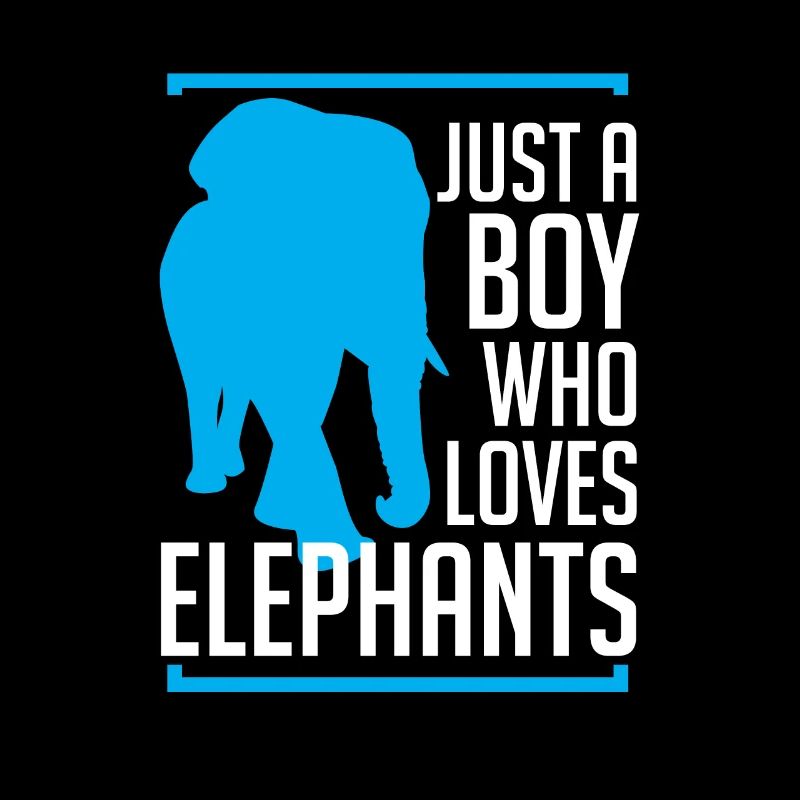 Juste un garçon qui aime les éléphants Elephants Boy
