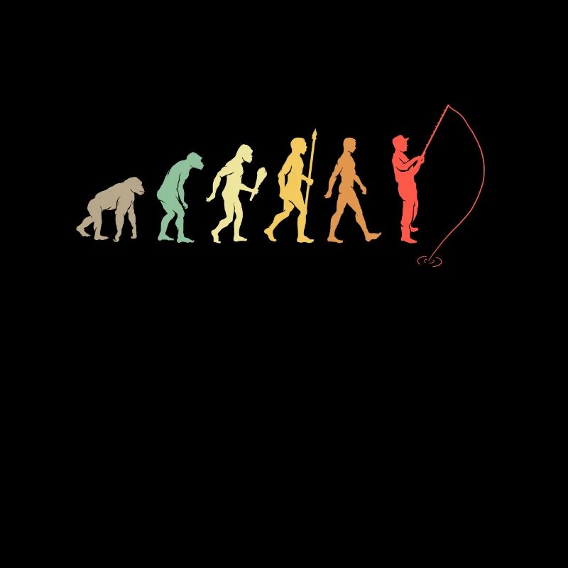 Vintage Evolution Pêcheur Cadeau