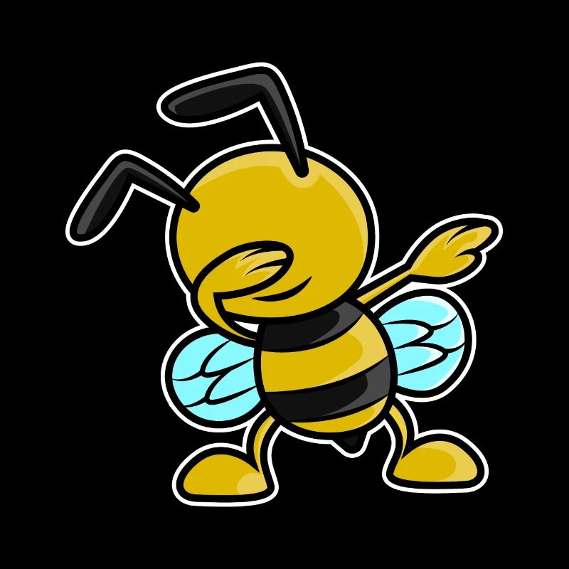 Bee dabbing cool trend dab dance beekeeper gift