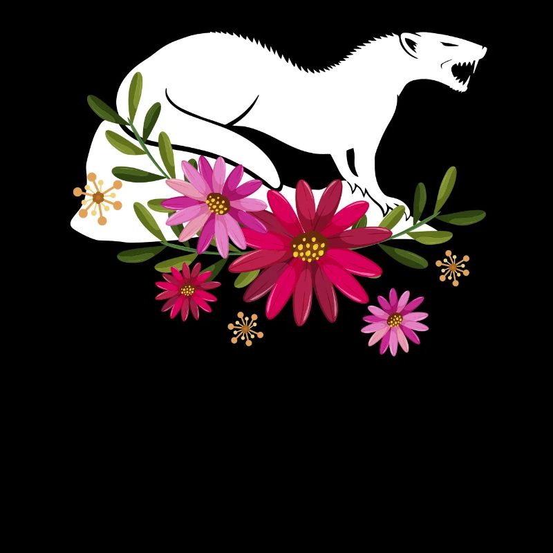 Mangouste aux fleurs