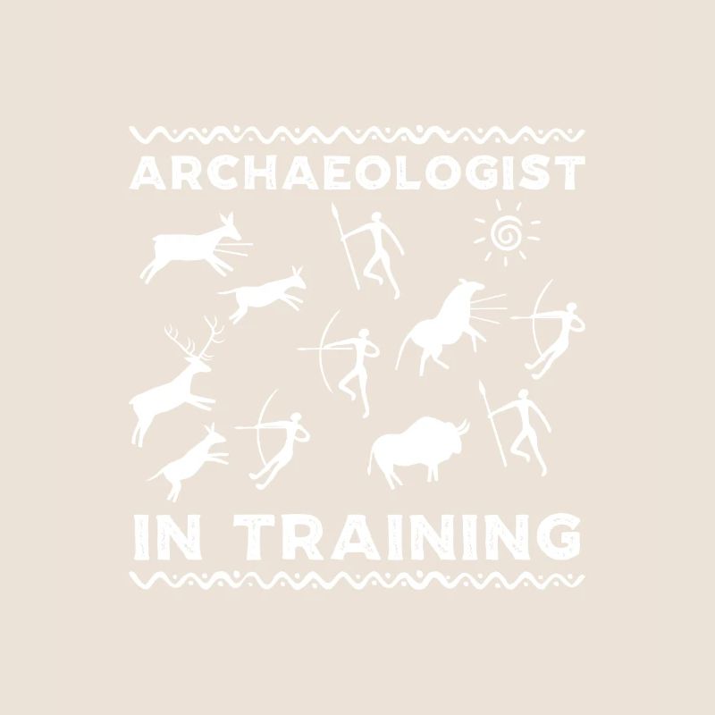 Archaeologist in Training cave art