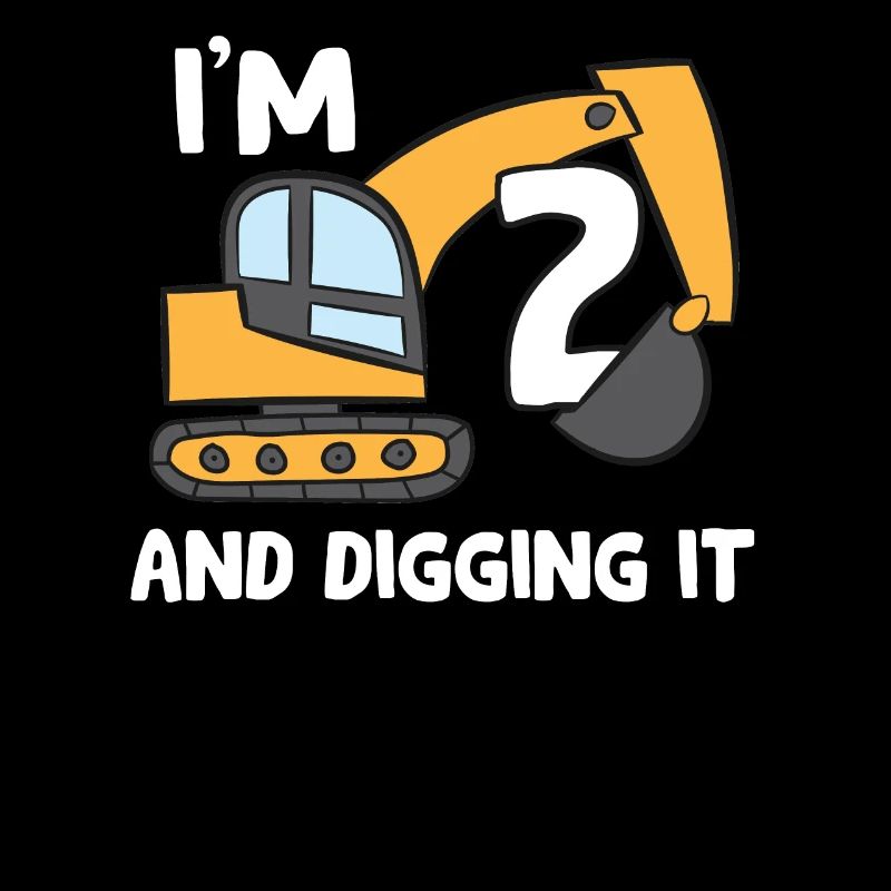 I'm 2 and Digging It 2nd Birthday Gift For Boys