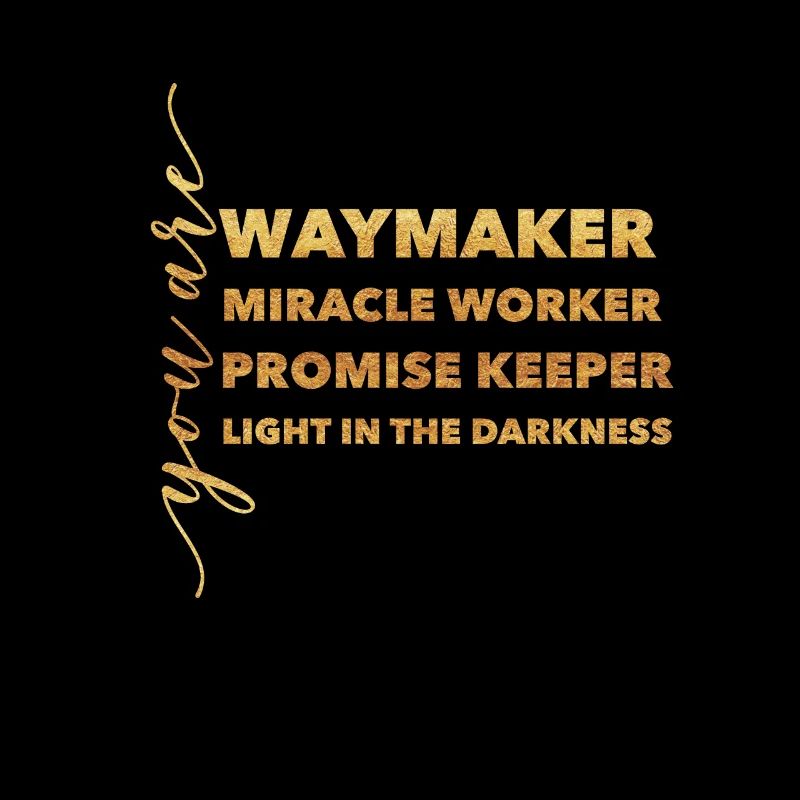 Waymaker et vêtements chrétiens