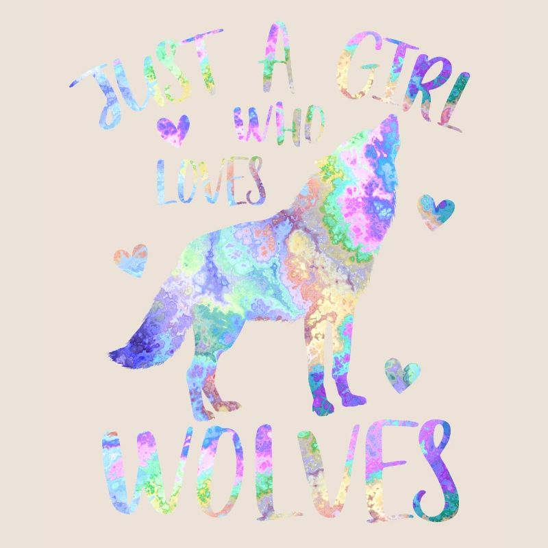 Nur ein Mädchen, das Wölfe liebt - Wolfsmädchen
