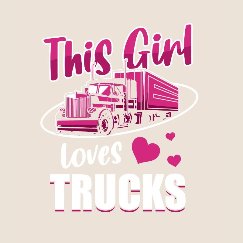 Dieses Mädchen Liebt Trucks Coole Geschenkidee
