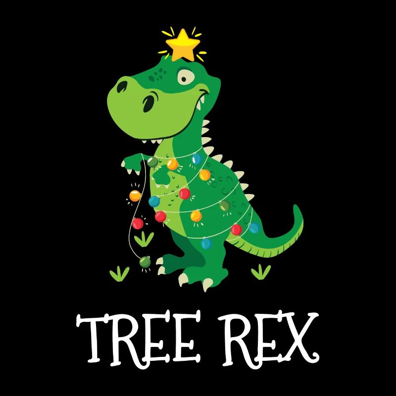 Funny Tree Rex Noël T-Rex Dinosaur Xm