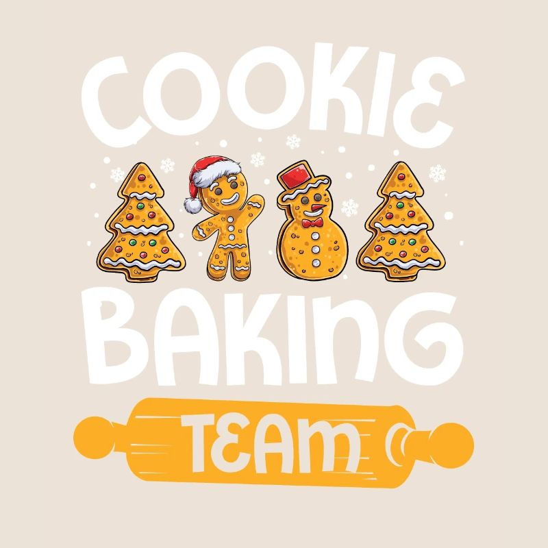 Back Team Bäcker Weihnachten Cookie Baking Lebkuch