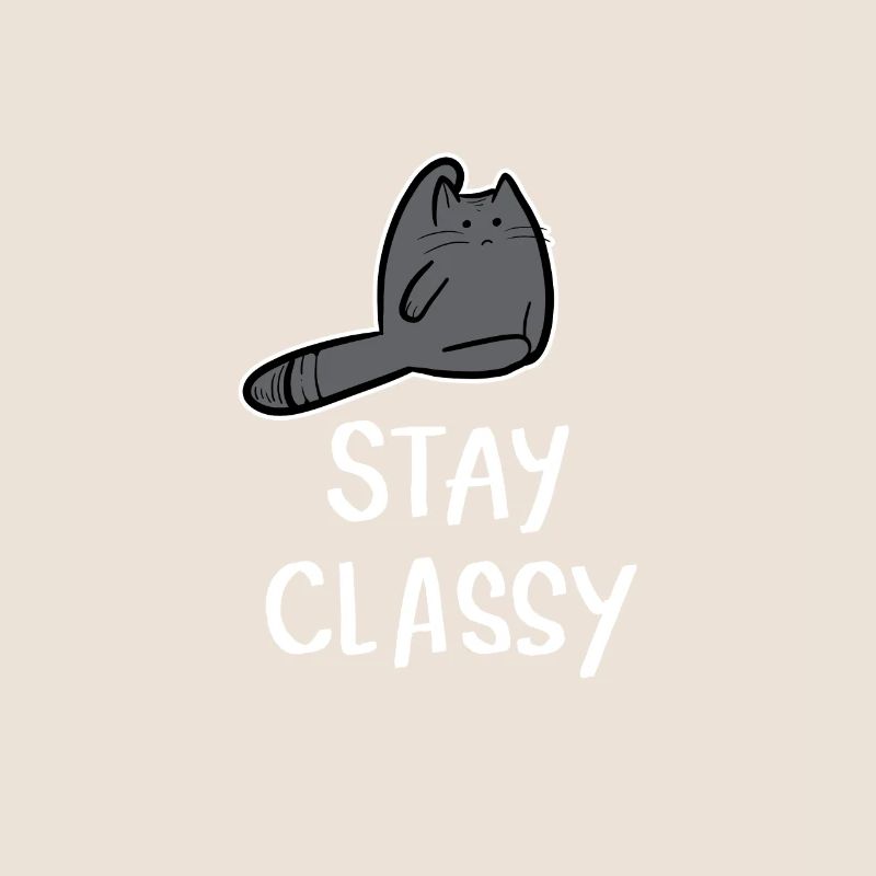 Cadeau de propriétaire de chat fesses de chat