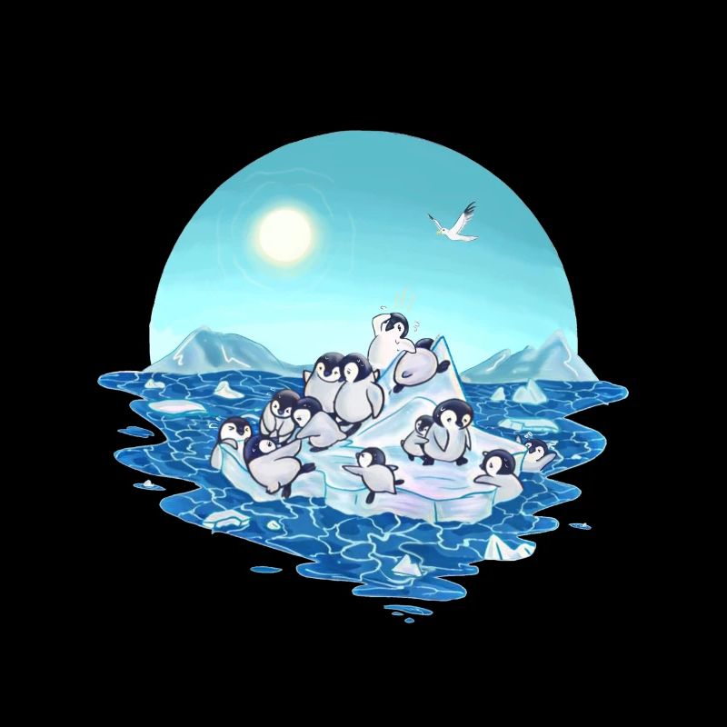 Climate Change Global Warming Penguins Gift