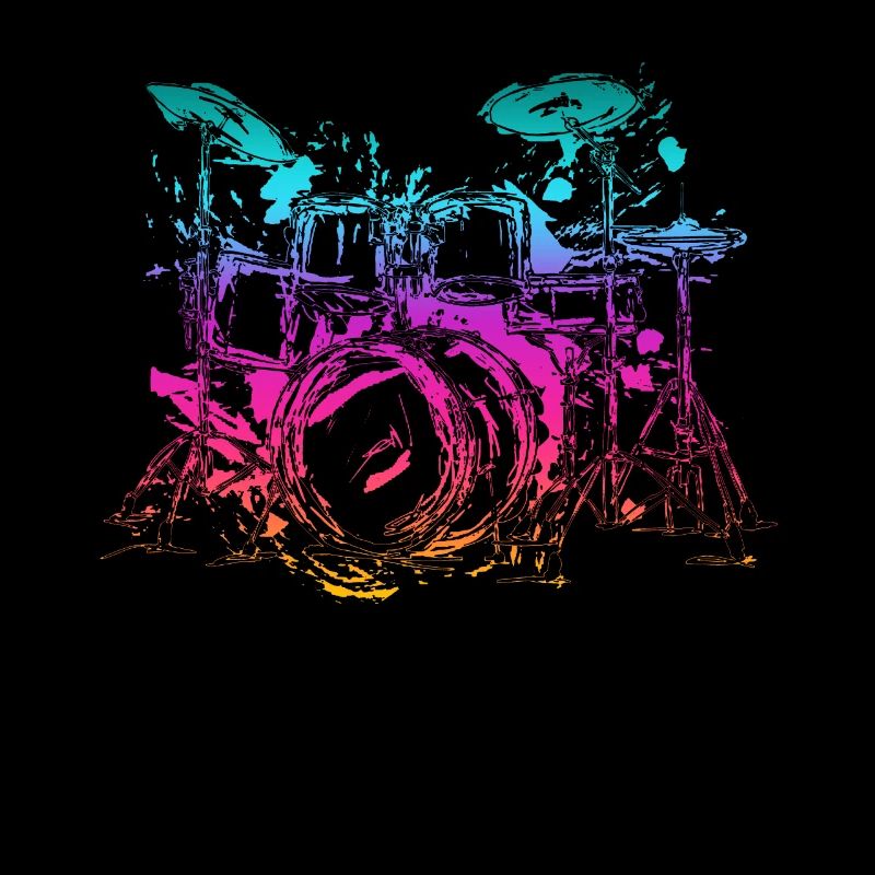 Batteur de batterie coloré
