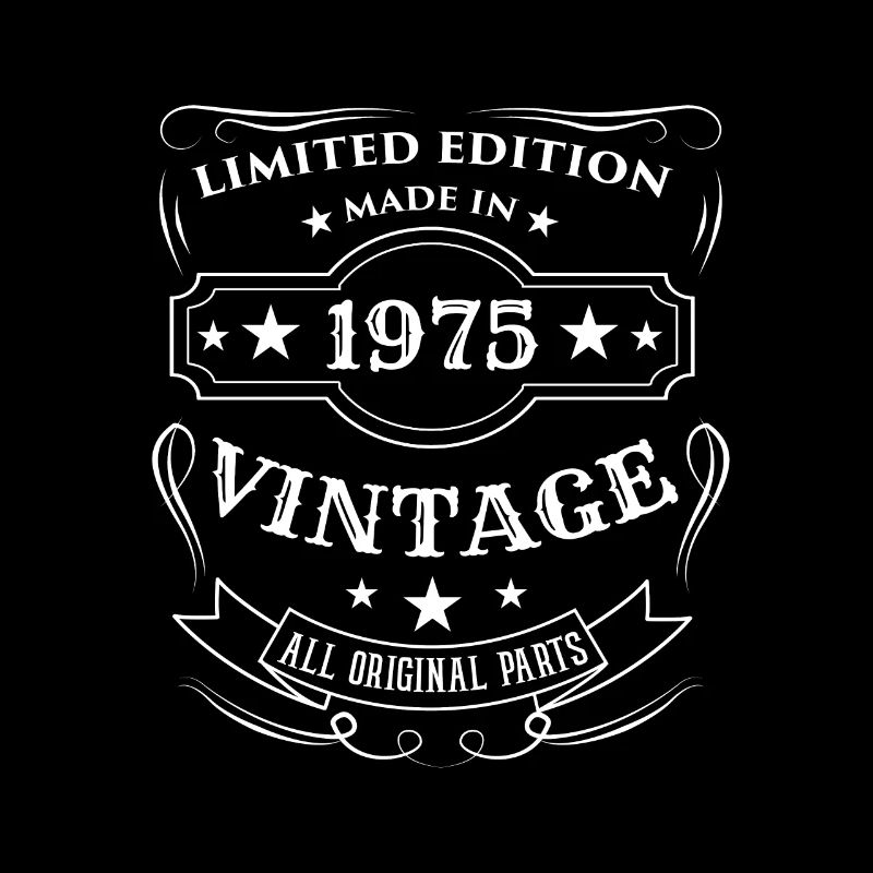Vintage 1975 Geburtstag Geschenk Limited Edition