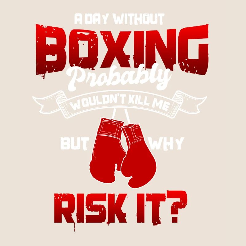 Boxe T-shirt sort boxer cadeau