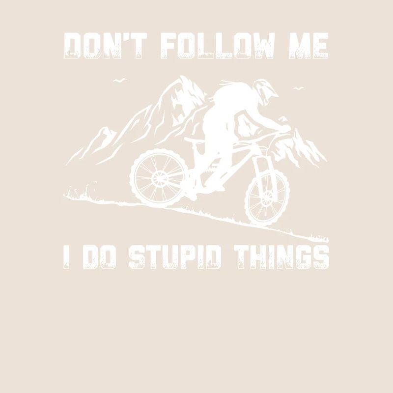 Crazy Mountainbiker MTB Ebiker - Cycling