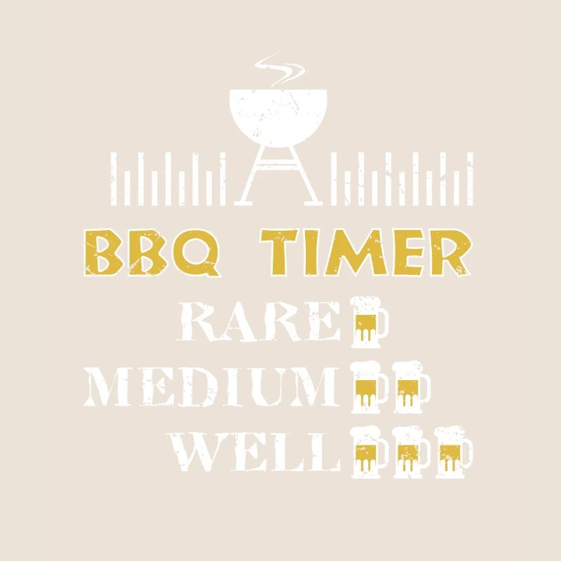 BBQ Timer Barbecue Shirt Funny Grill Grilling Gift