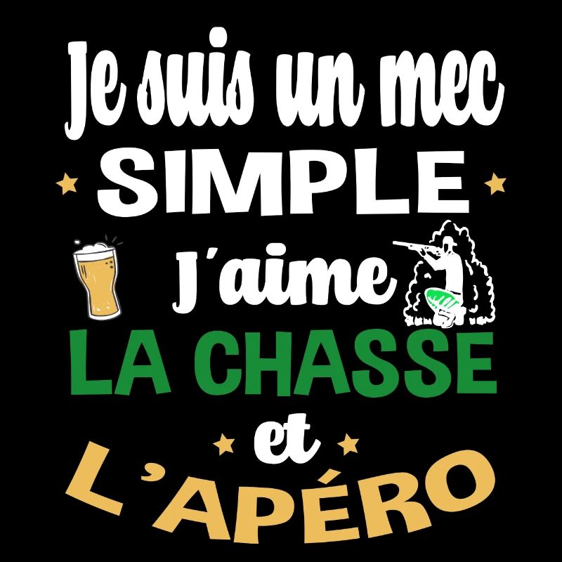 Chasseur Apéro Bière Alcool Chasse Sanglier Rhum