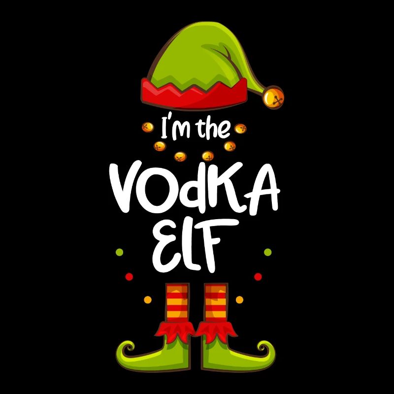 Lustiger Spruch zu Weihnachten der Wodka Elf