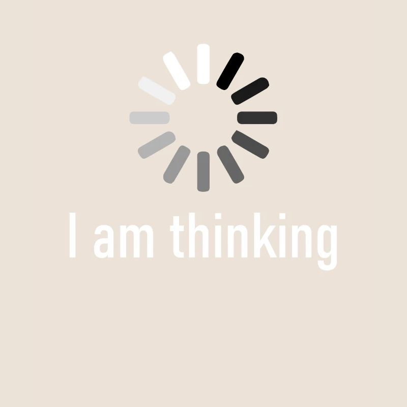 I am Thinking Nerd Geek Admin Geschenk