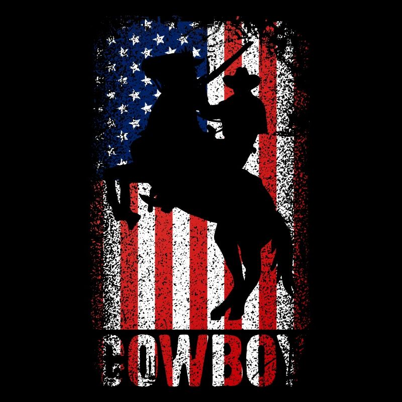 Cowboy Rodeo Pferd Geschenk Country Männer