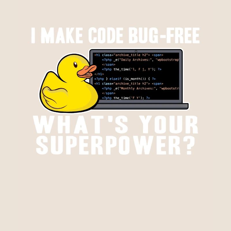 Programmeurs Canard Programmation Debugging Drôle