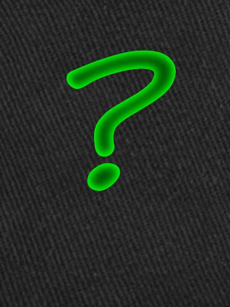 question mark bright