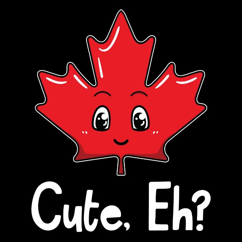 Feuille d'érable mignonne Eh Canada