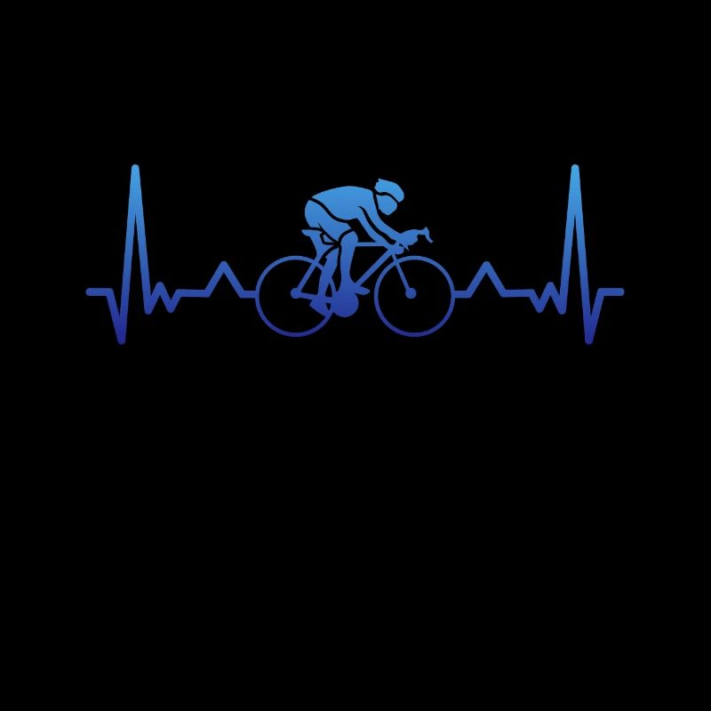 Cycling Heartbeat Cyclist Cycle Gift