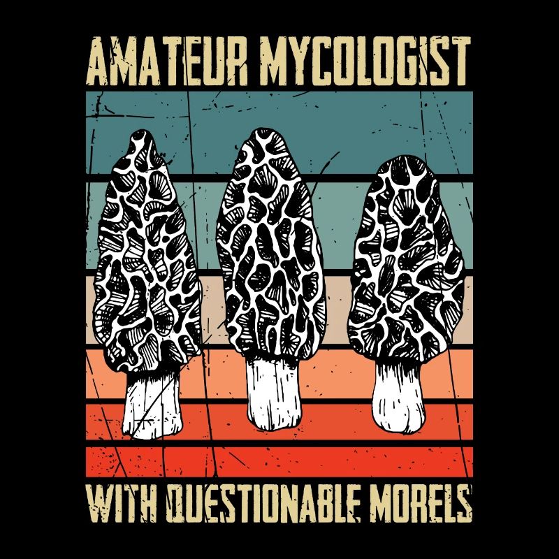 Amateur mycologist with questionable morels Morel