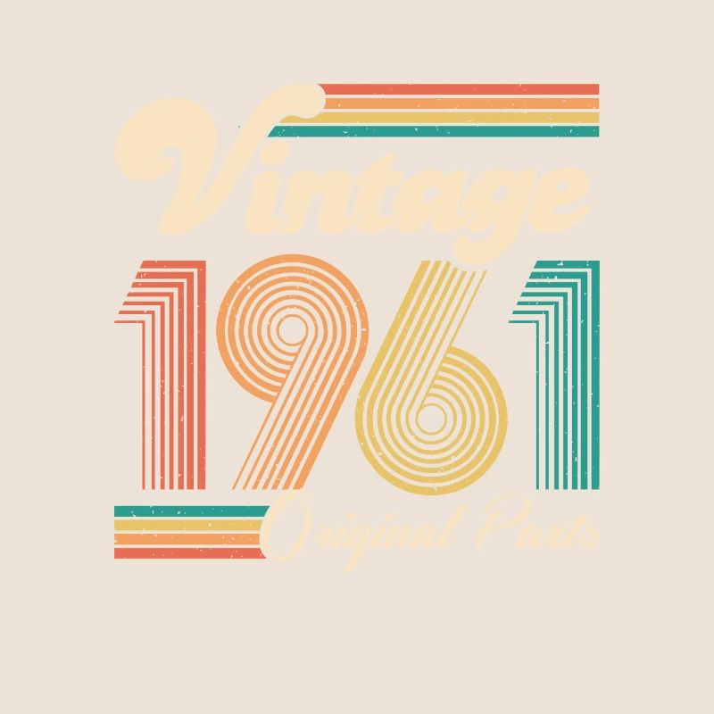 1961 60th birthday sixtieth sixty gift