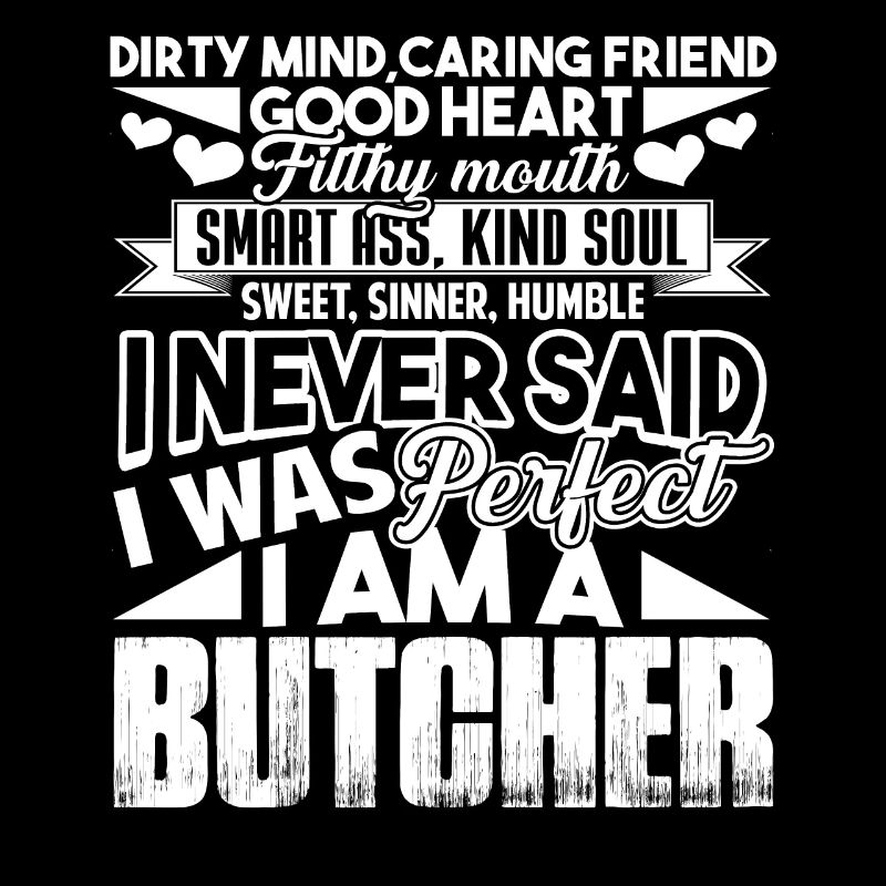 Boucher je suis un boucher