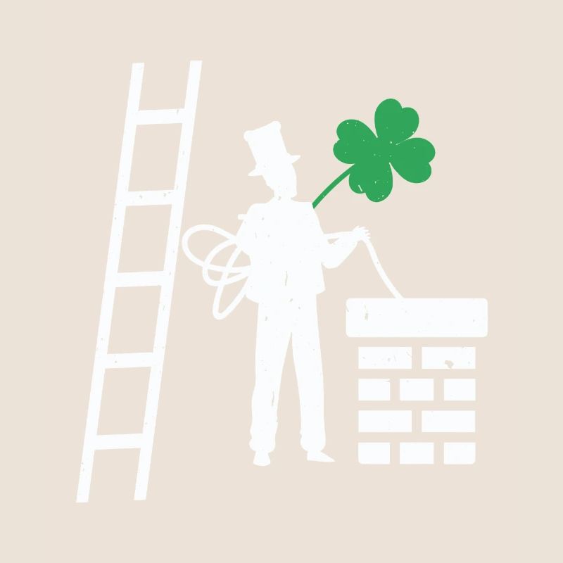 Schonsteinfeger lucky charm shamrock gift