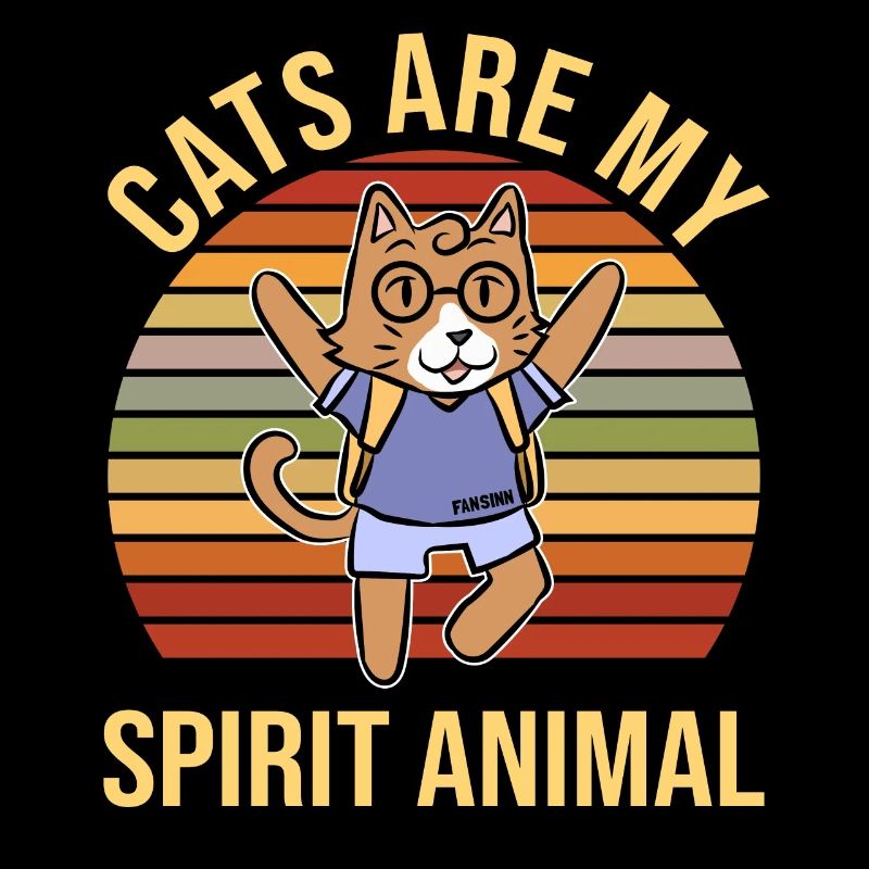 Les chats sont mon Animal Nerd Cat