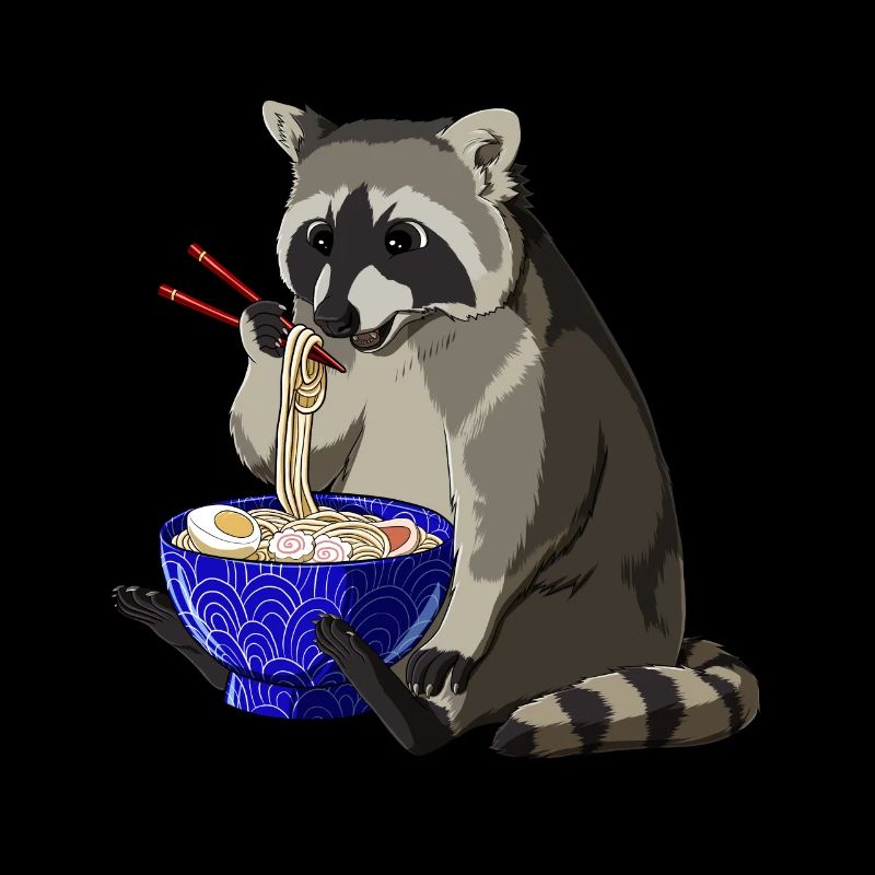 Waschbär Ramen