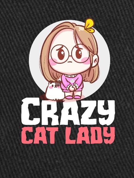 Dame de chat fou