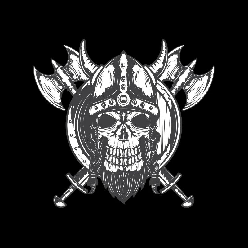 Viking Skull Shield Combat