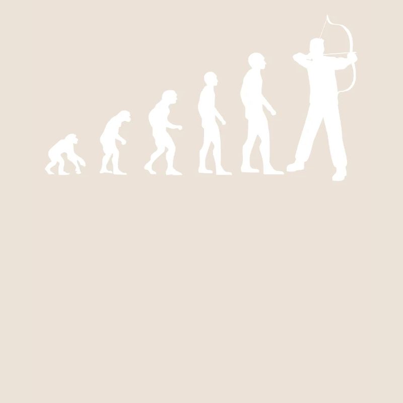 Bogenschießen Evolution Bogenschütze Geschenk