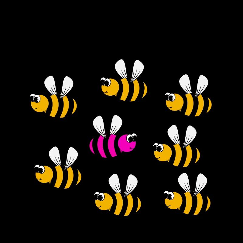 bee different - be different - be yourself - bee