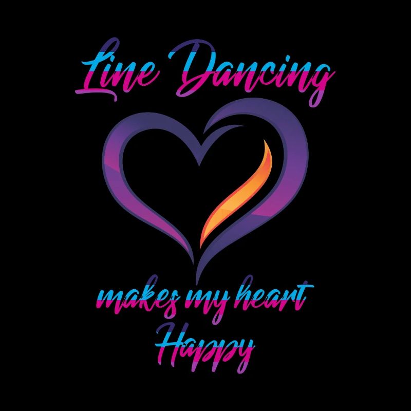 Happy Line Dancing Liebe Land Line Dancer