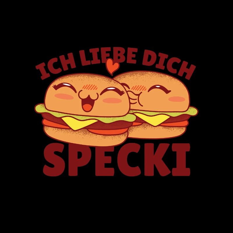 Hamburger Ich liebe dich Specki