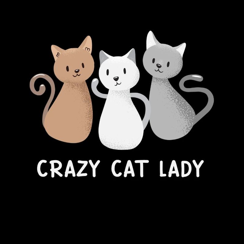 Dame aux chats fous