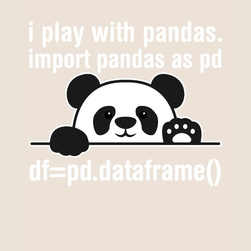 Python Programmierer IT Nerd Panda Programmierung