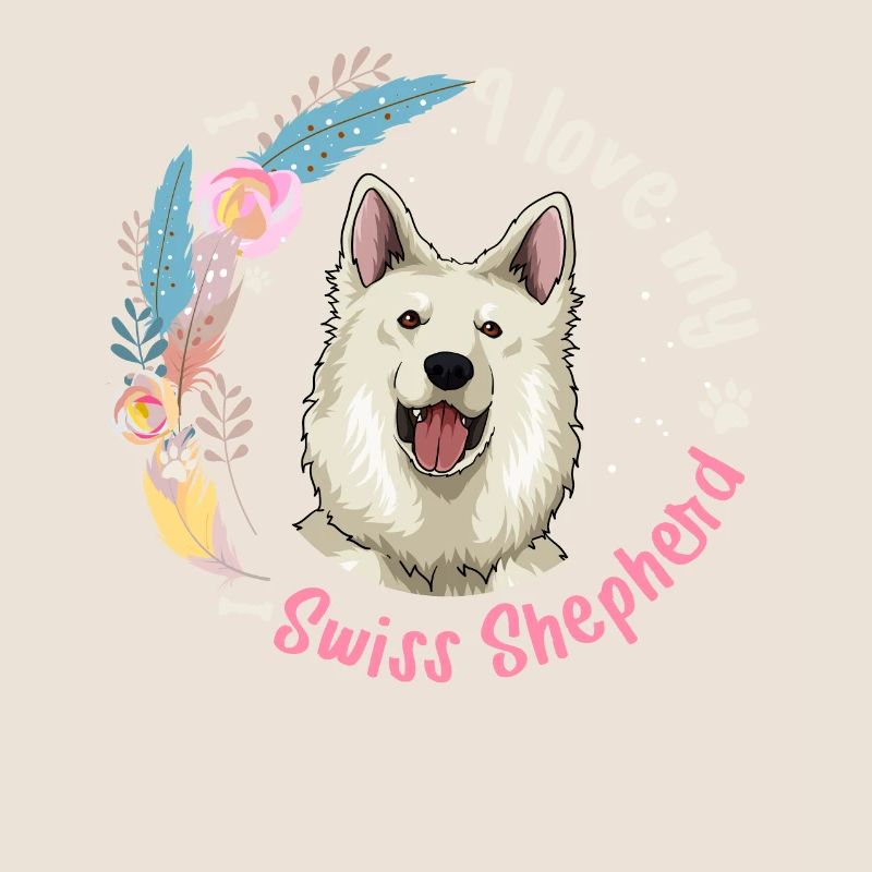 Gift idea White Swiss Shepherd Dog