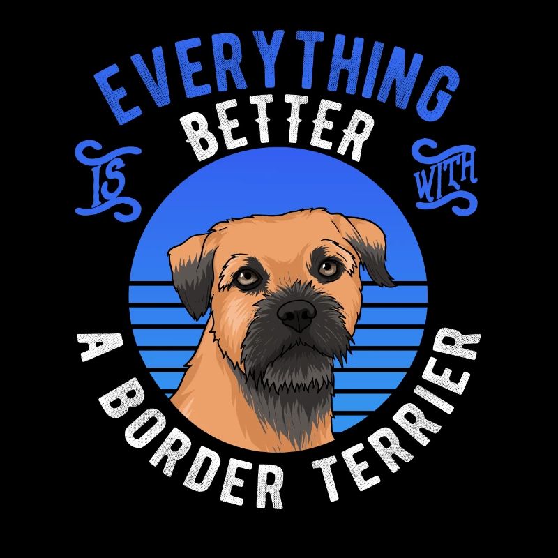 Lustiges Geschenk Border Terrier Hund