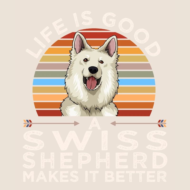 Weißer Schweizer Schäferhund Geschenk