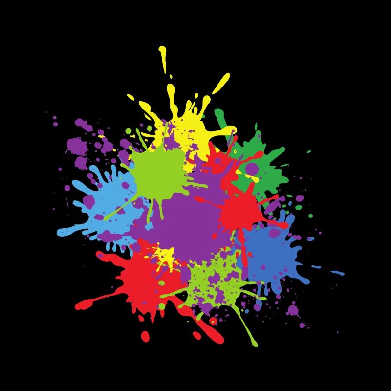 Multicolour Paint Blob