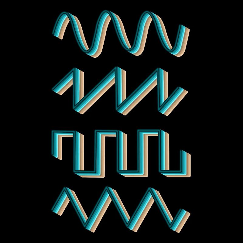 Synthétiseur Synthétiseur Audio Analog Waves