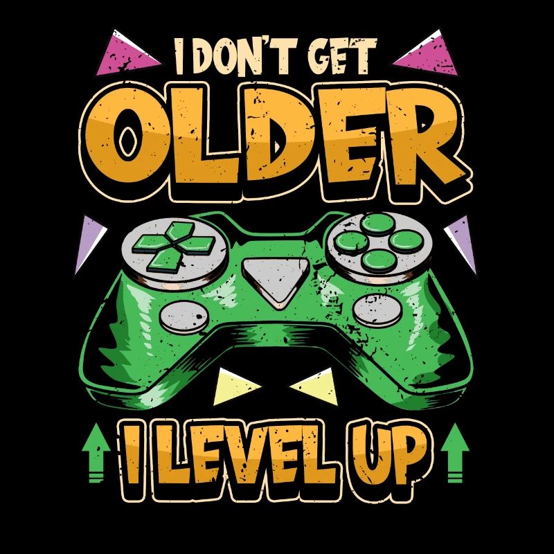 Gamer PC Videogames Controller Saying Gift