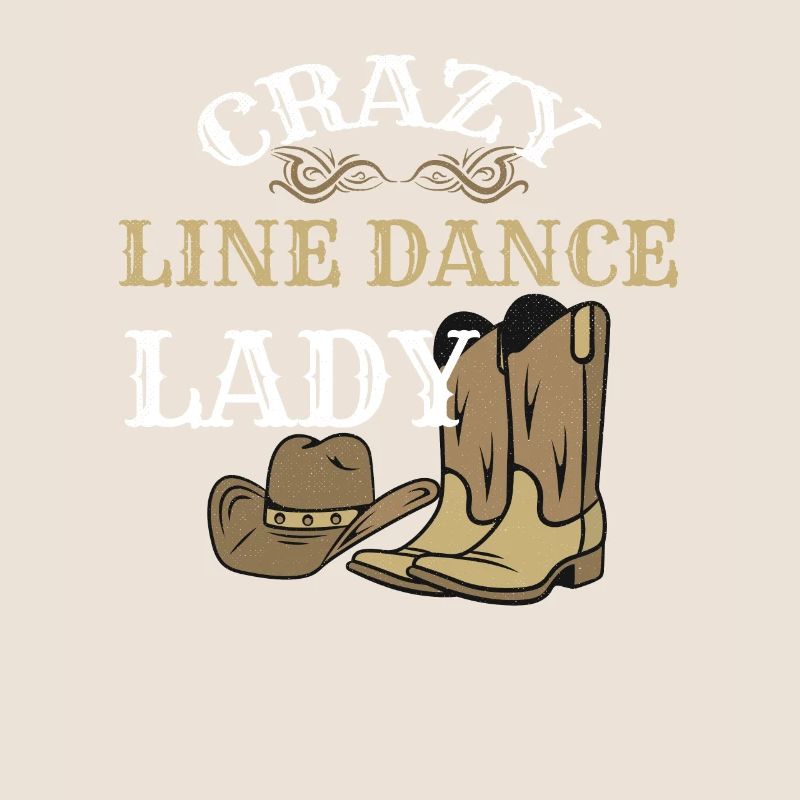 Line Dance Lady Tänzerin Line Dancing Line Dancer